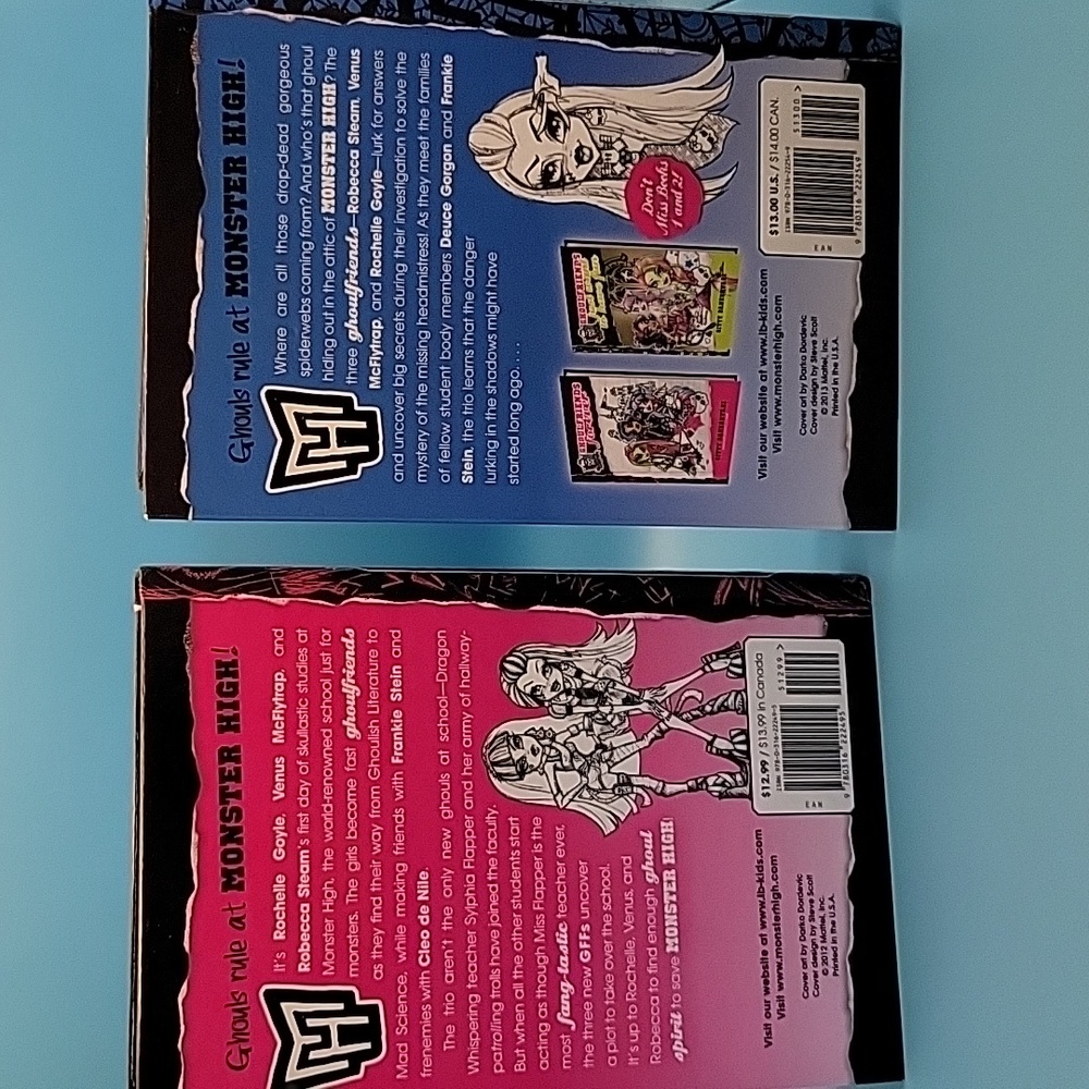 2 Monster High Hardcover Books - Like New - Picture 3 of 15